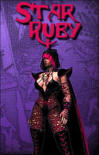 Miranda's distant relative (fourth cousin) Ruby Lacroix, a.k.a. Star Ruby, a rival Sorceress.