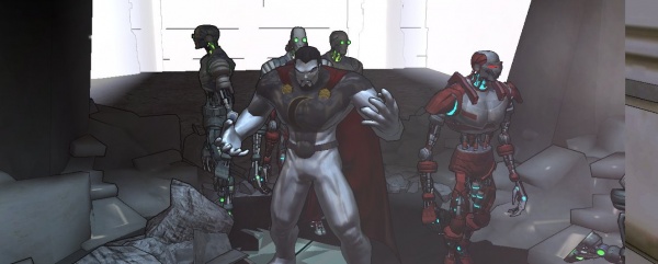 Inferior and his robotic accomplices.